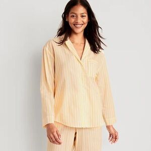 Striped Yellow Pajama Shirt